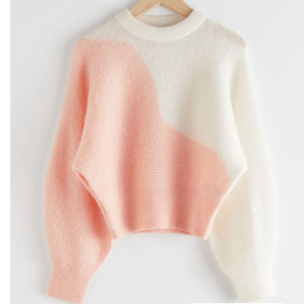 & Other Stories• Color Block Wave Sweater• Size S